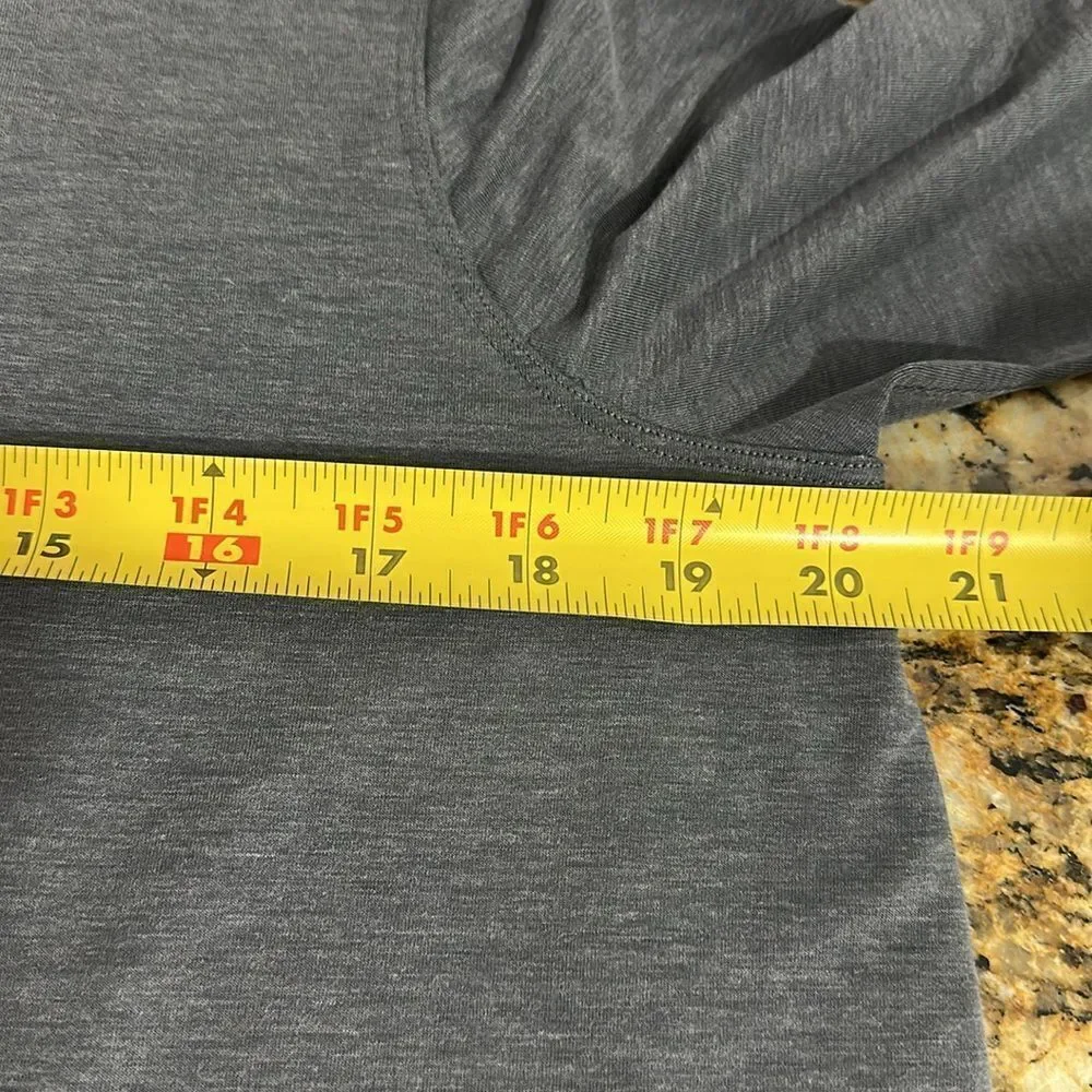 Lululemon Sweetest Day Long Sleeve Tencel Top In Heathered Titanium Size 4